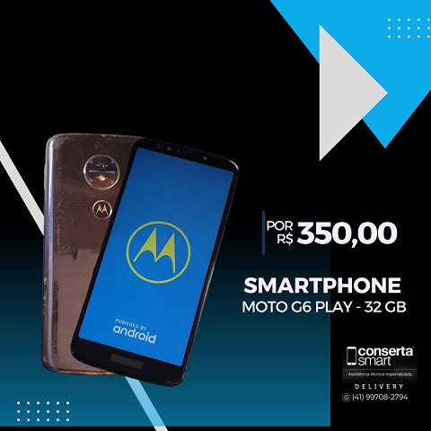 Imagem Motorola Moto G6 Play usado 32GB Azul