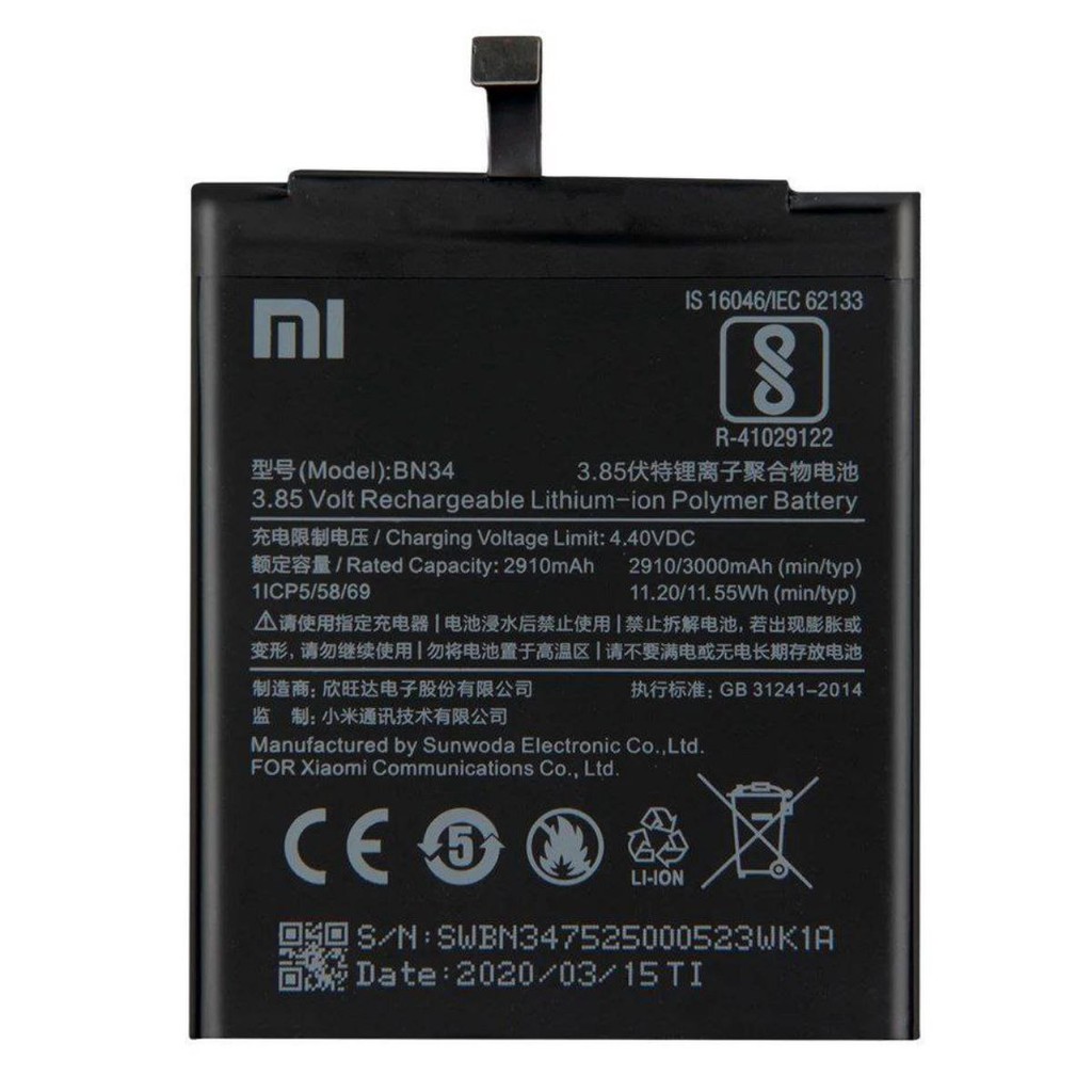 Troca de bateria Xiaomi Redmi MI A2
