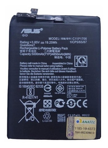 Trocar bateria Asus ZenFone Max M2