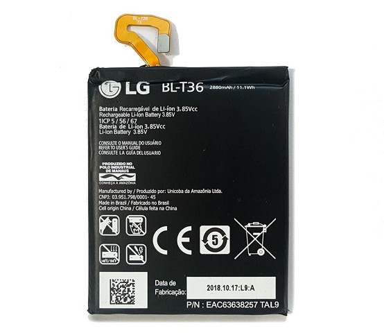 Trocar bateria LG K10 2018