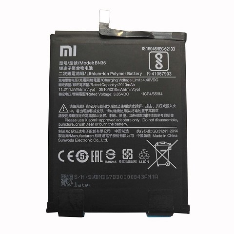 Trocar bateria Xiaomi Mi 6X