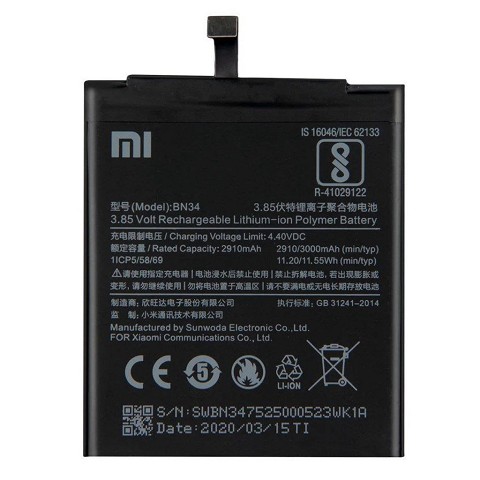 bateria Xiaomi Redmi 5A