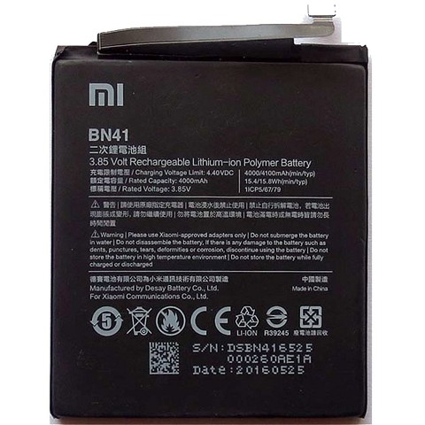 Trocar bateria Xiaomi Redmi Note 4