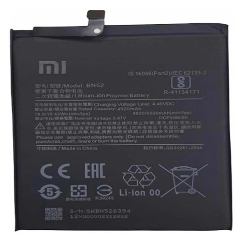 bateria Xiaomi Redmi Note 9 PRO Max