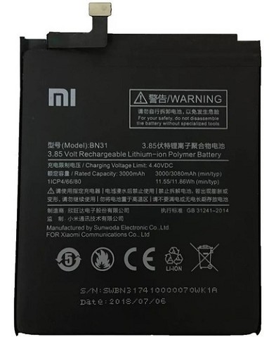 bateria Xiaomi Redmi Note Prime