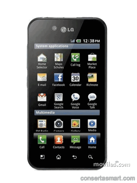 Conserto de LG optimus Black