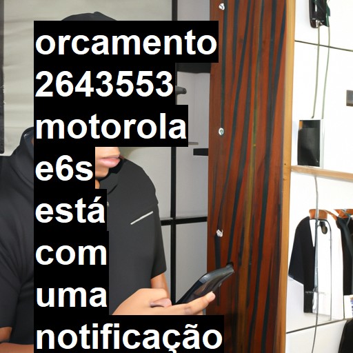 MOTOROLA E6S ESTÁ COM UMA NOTIFICAÇÃO DIZENDO: CARREGANDO DISPOSITIVO CONECTADO VIA USB. MESMO SEM ESTAR CONECTADO E SÓ ESTÁ CARREGANDO DESLIGADO. | ConsertaSmart São José