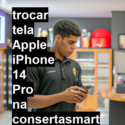 TROCAR TELA APPLE IPHONE 14 PRO | Veja o preço