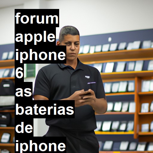 APPLE IPHONE 6 - AS BATERIAS DE IPHONE 6 E 6S SÃO DIFERENTES | ConsertaSmart 