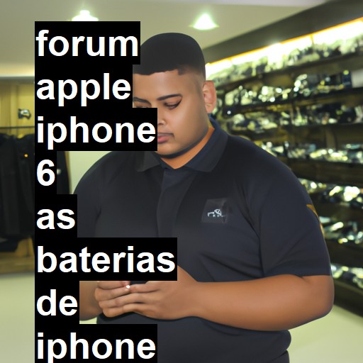 APPLE IPHONE 6 - AS BATERIAS DE IPHONE 6 E 6S SÃO DIFERENTES | ConsertaSmart 