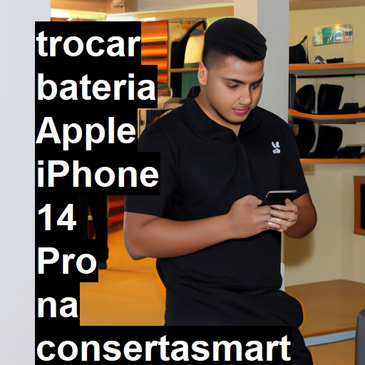 TROCAR BATERIA APPLE IPHONE 14 PRO | Veja o preço