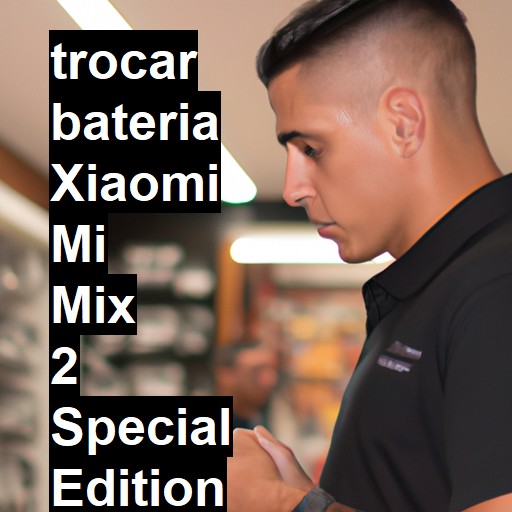 TROCAR BATERIA XIAOMI MI MIX 2 SPECIAL EDITION | Veja o preço