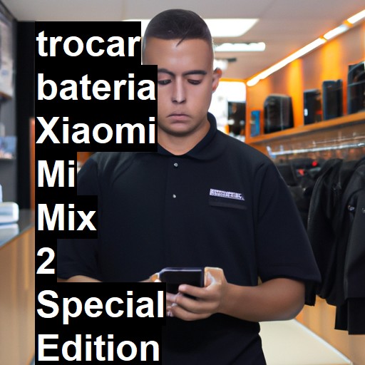 TROCAR BATERIA XIAOMI MI MIX 2 SPECIAL EDITION | Veja o preço