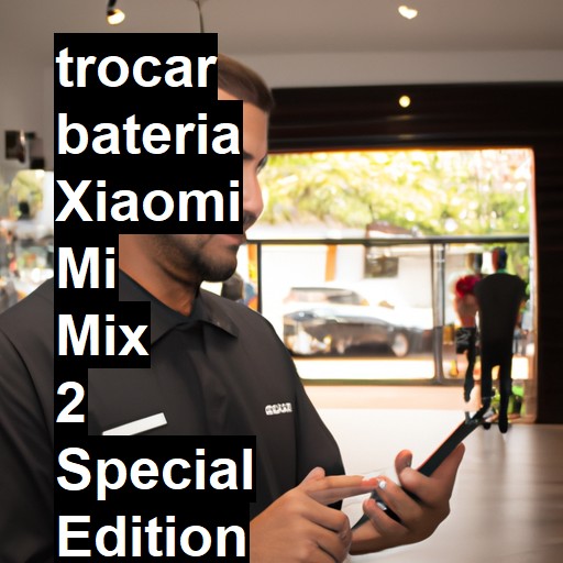 TROCAR BATERIA XIAOMI MI MIX 2 SPECIAL EDITION | Veja o preço