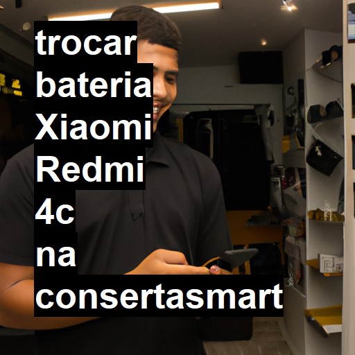 TROCAR BATERIA XIAOMI REDMI 4C | Veja o preço