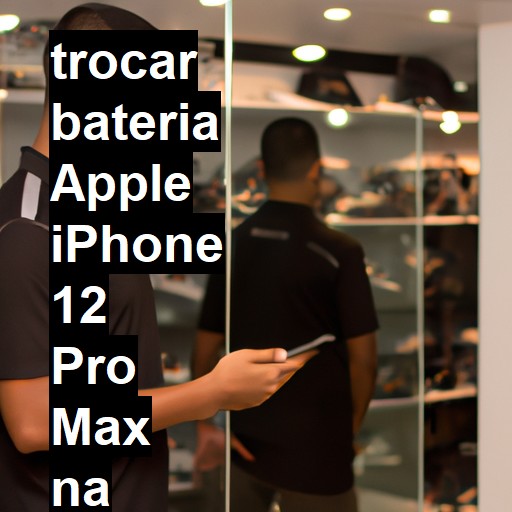 TROCAR BATERIA APPLE IPHONE 12 PRO MAX | Veja o preço