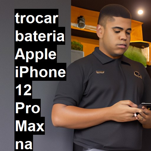 TROCAR BATERIA APPLE IPHONE 12 PRO MAX | Veja o preço