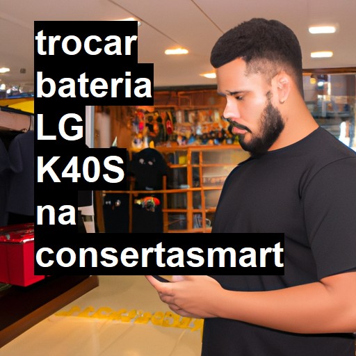 TROCAR BATERIA LG K40S | Veja o preço