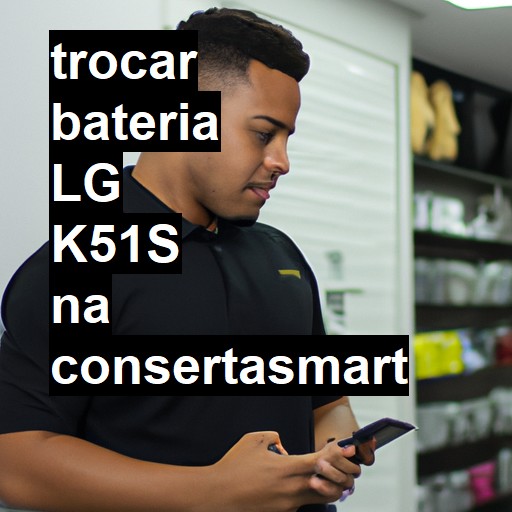 TROCAR BATERIA LG K51S | Veja o preço