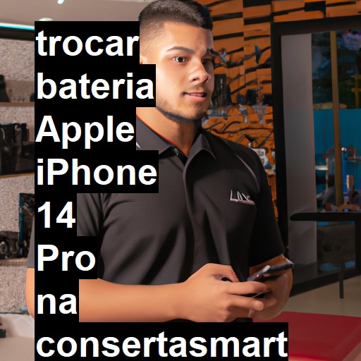 TROCAR BATERIA APPLE IPHONE 14 PRO | Veja o preço