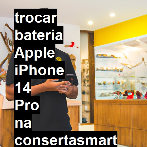 TROCAR BATERIA APPLE IPHONE 14 PRO | Veja o preço