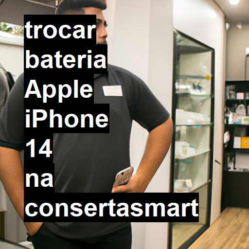 TROCAR BATERIA APPLE IPHONE 14 | Veja o preço