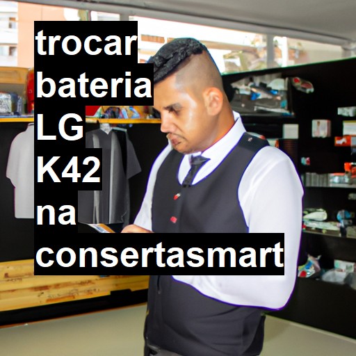 TROCAR BATERIA LG K42 | Veja o preço