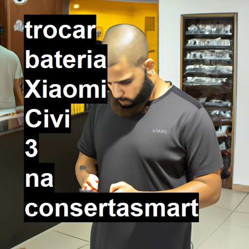 TROCAR BATERIA XIAOMI CIVI 3 | Veja o preço