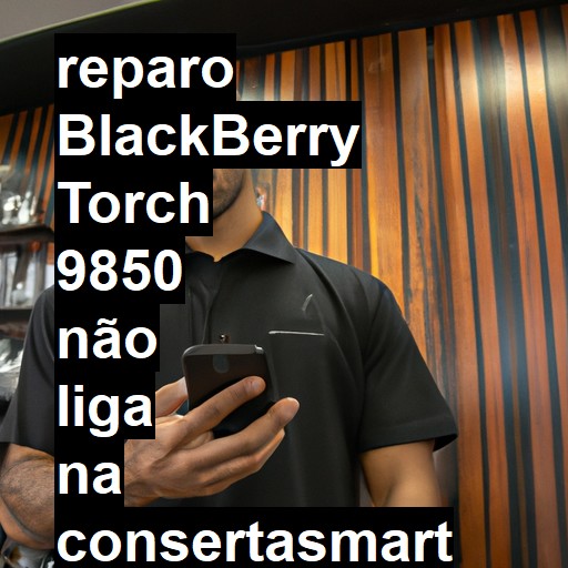 BLACKBERRY TORCH 9850 NÃO LIGA | ConsertaSmart