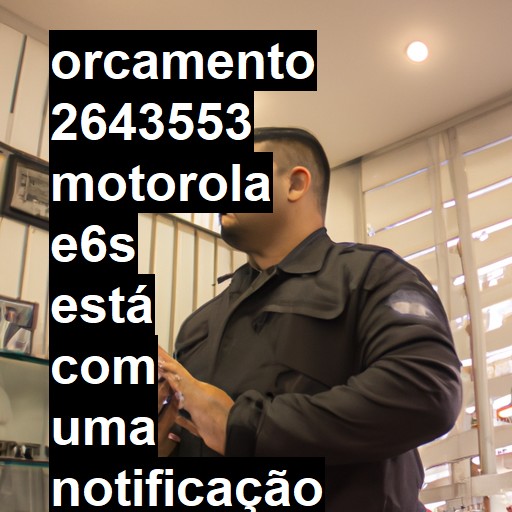 MOTOROLA E6S ESTÁ COM UMA NOTIFICAÇÃO DIZENDO: CARREGANDO DISPOSITIVO CONECTADO VIA USB. MESMO SEM ESTAR CONECTADO E SÓ ESTÁ CARREGANDO DESLIGADO. | ConsertaSmart São José