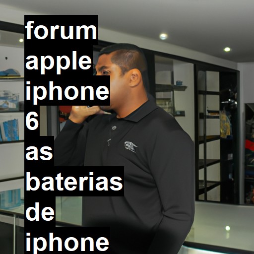 APPLE IPHONE 6 - AS BATERIAS DE IPHONE 6 E 6S SÃO DIFERENTES | ConsertaSmart 