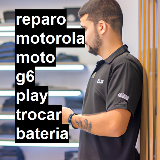 TROCAR BATERIA MOTOROLA MOTO G6 PLAY | Veja o preço