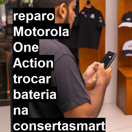 TROCAR BATERIA MOTOROLA ONE ACTION | Veja o preço