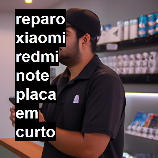 XIAOMI REDMI NOTE PLACA EM CURTO | ConsertaSmart