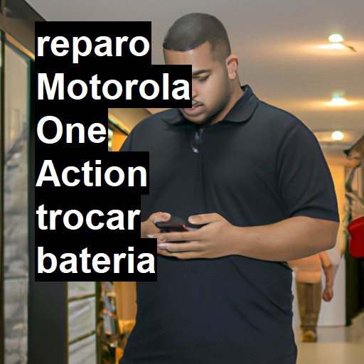 TROCAR BATERIA MOTOROLA ONE ACTION | Veja o preço