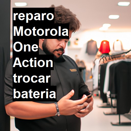 TROCAR BATERIA MOTOROLA ONE ACTION | Veja o preço