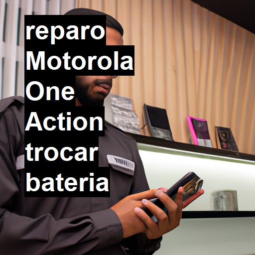 TROCAR BATERIA MOTOROLA ONE ACTION | Veja o preço