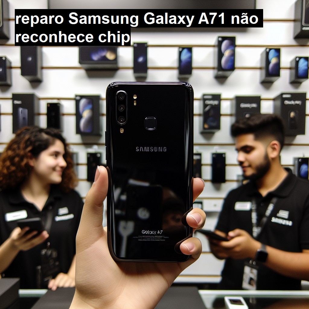 SAMSUNG GALAXY A71 NÃO RECONHECE CHIP | ConsertaSmart