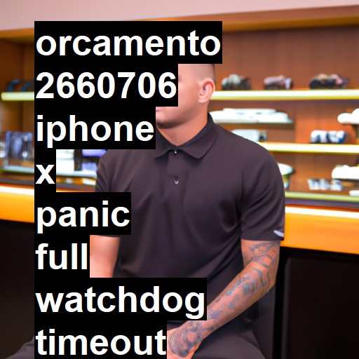 IPHONE X PANIC FULL WATCHDOG TIMEOUT | ConsertaSmart BETIM (DESATIVADA)