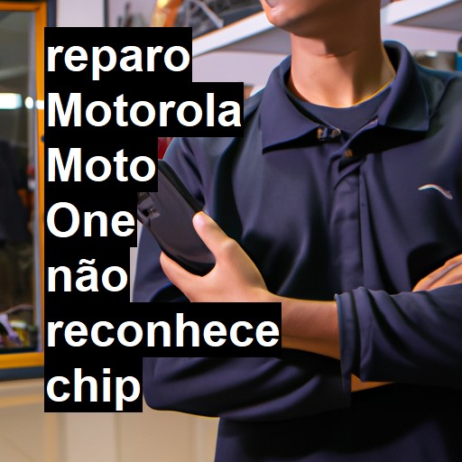 MOTOROLA MOTO ONE NÃO RECONHECE CHIP | ConsertaSmart