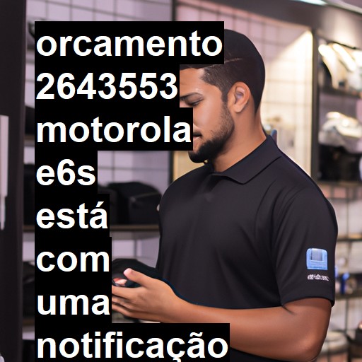 MOTOROLA E6S ESTÁ COM UMA NOTIFICAÇÃO DIZENDO: CARREGANDO DISPOSITIVO CONECTADO VIA USB. MESMO SEM ESTAR CONECTADO E SÓ ESTÁ CARREGANDO DESLIGADO. | ConsertaSmart São José