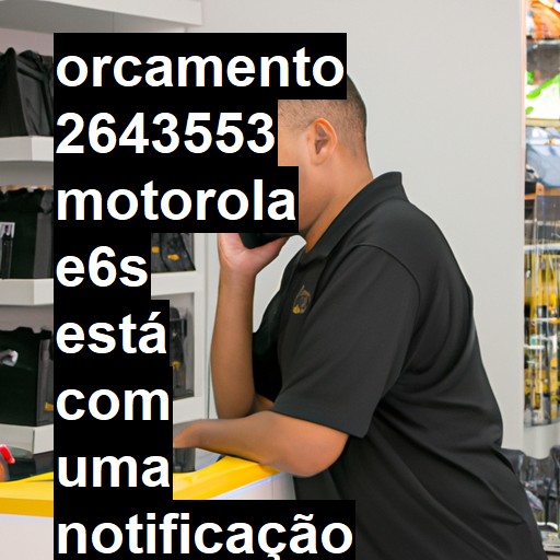 MOTOROLA E6S ESTÁ COM UMA NOTIFICAÇÃO DIZENDO: CARREGANDO DISPOSITIVO CONECTADO VIA USB. MESMO SEM ESTAR CONECTADO E SÓ ESTÁ CARREGANDO DESLIGADO. | ConsertaSmart São José