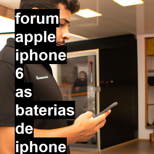 APPLE IPHONE 6 - AS BATERIAS DE IPHONE 6 E 6S SÃO DIFERENTES | ConsertaSmart 