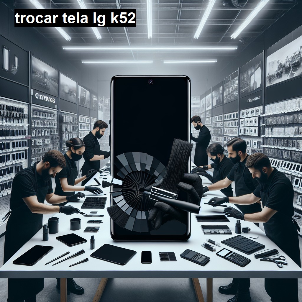 TROCAR TELA LG K52 | Veja o preço