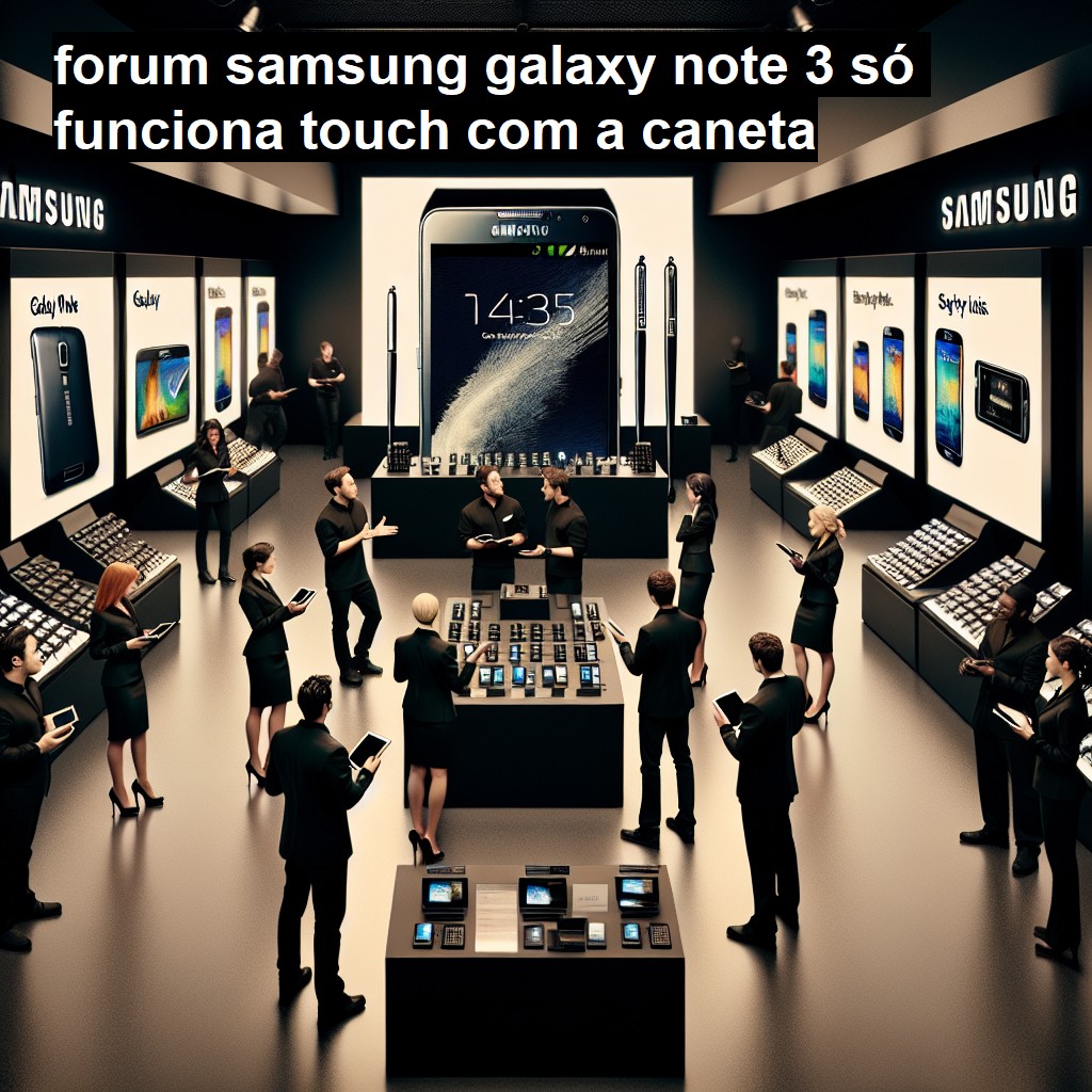 SAMSUNG GALAXY NOTE 3 - SÓ FUNCIONA TOUCH COM A CANETA | ConsertaSmart 