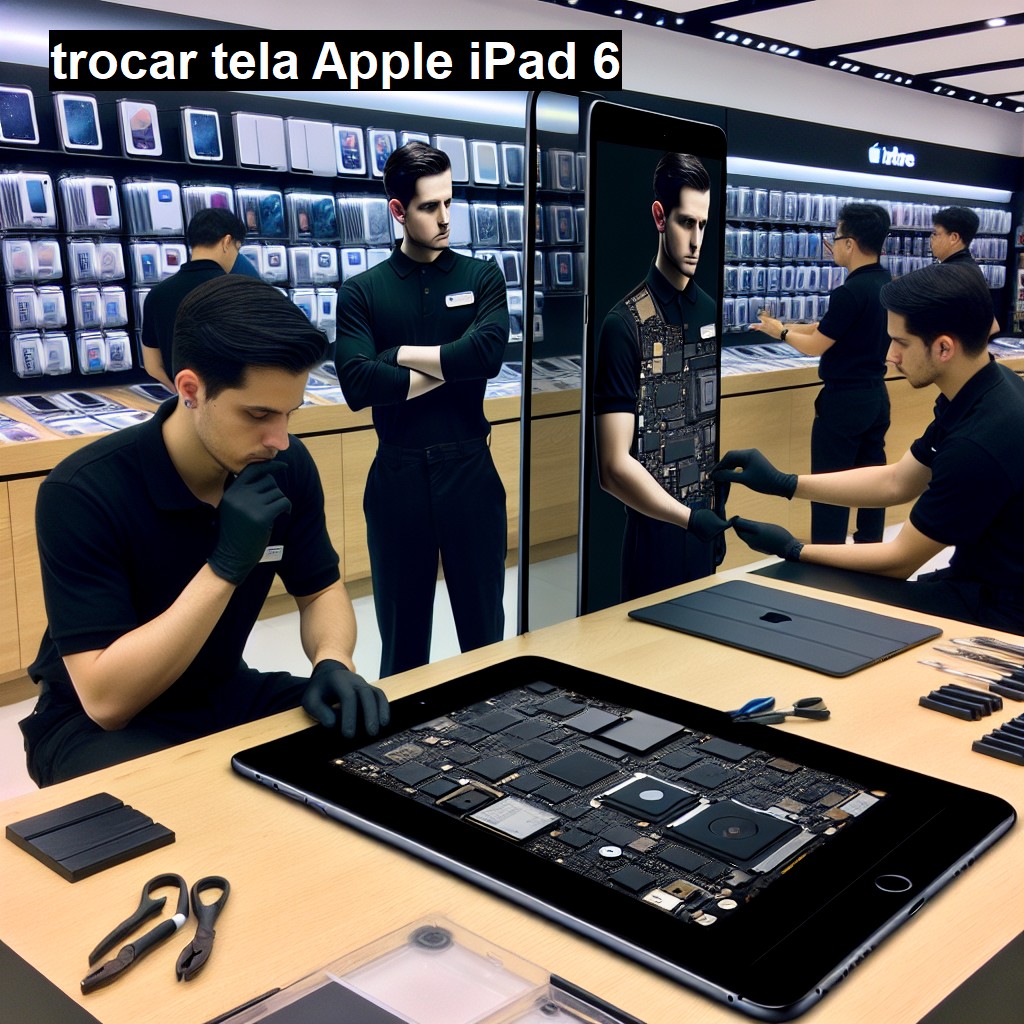 TROCAR TELA APPLE IPAD 6 | Veja o preço