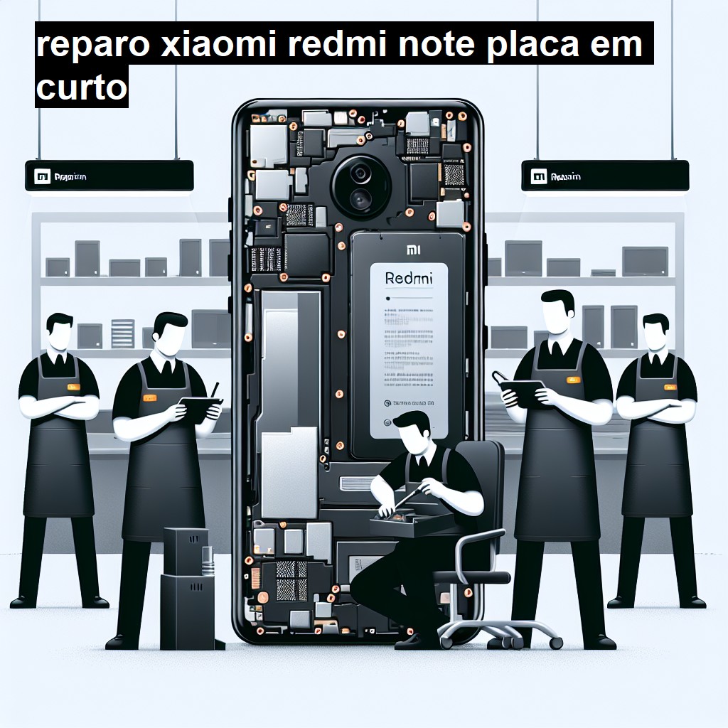 XIAOMI REDMI NOTE PLACA EM CURTO | ConsertaSmart