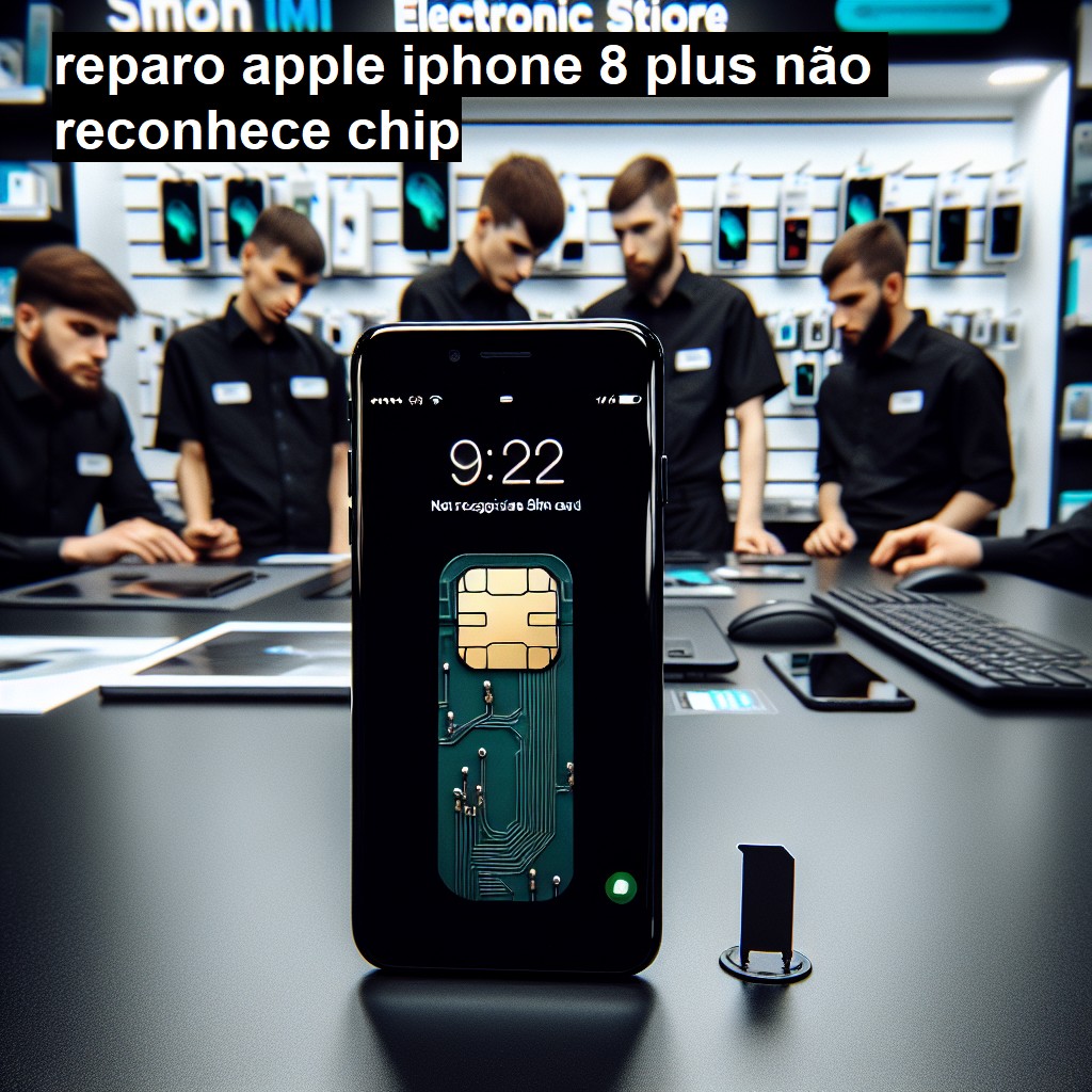 APPLE IPHONE 8 PLUS NÃO RECONHECE CHIP | ConsertaSmart