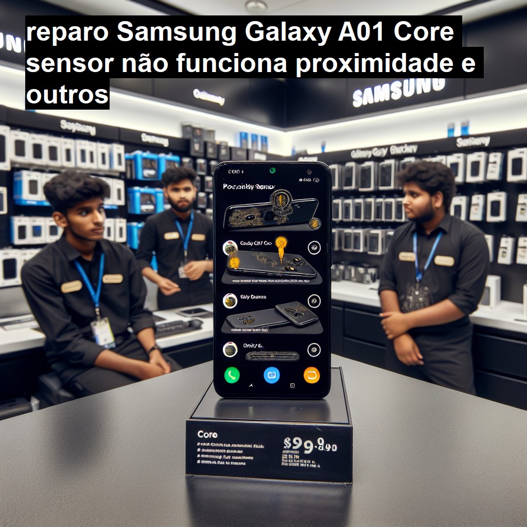 SAMSUNG GALAXY A01 CORE SENSOR NÃO FUNCIONA PROXIMIDADE E OUTROS | ConsertaSmart