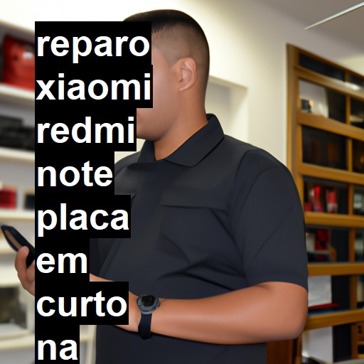 XIAOMI REDMI NOTE PLACA EM CURTO | ConsertaSmart